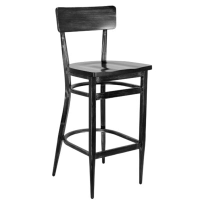 Antique Gray Commercial Bar Stool