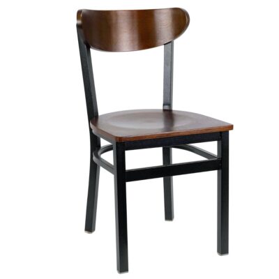 Metal Kidney Side Chair
