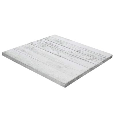White Antique High-Density Composite Rustic Tabletop