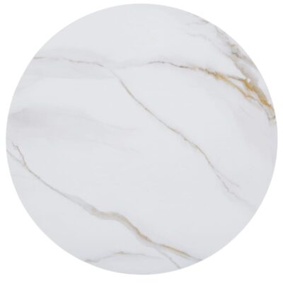 White and Gold Sintered Stone Commercial Table Top