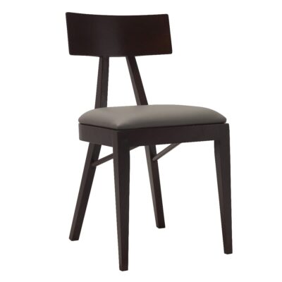Espresso Wood Contemporary Restaurant Chair