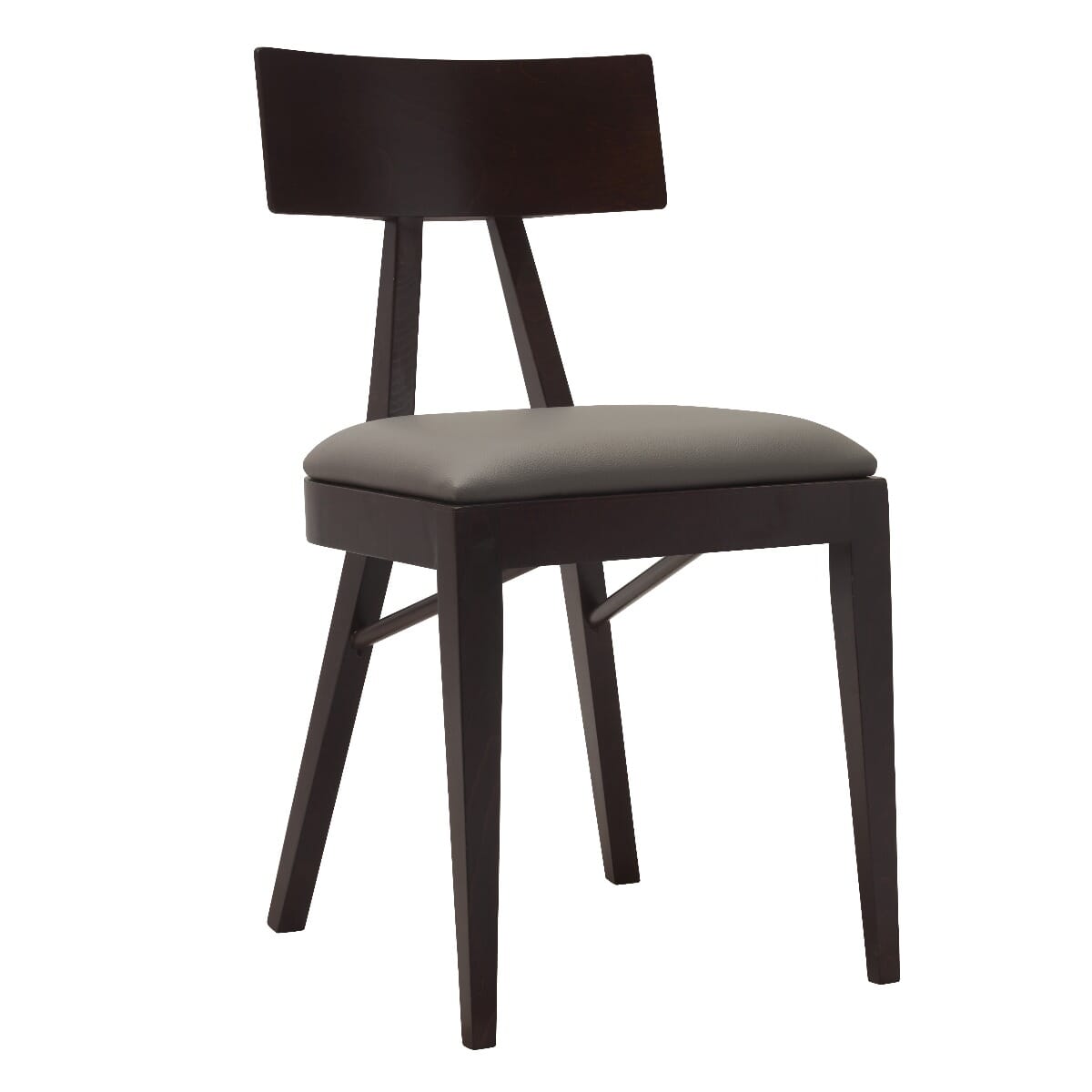 Espresso Wood Contemporary Restaurant Chair