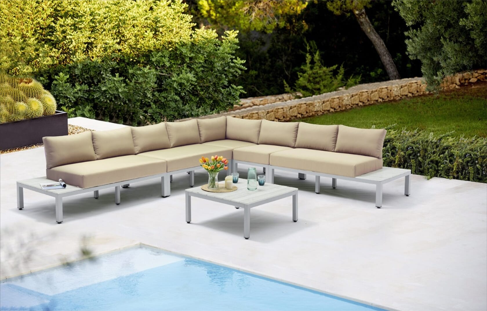 6 pieces - Miami Outdoor Set - Image 2
