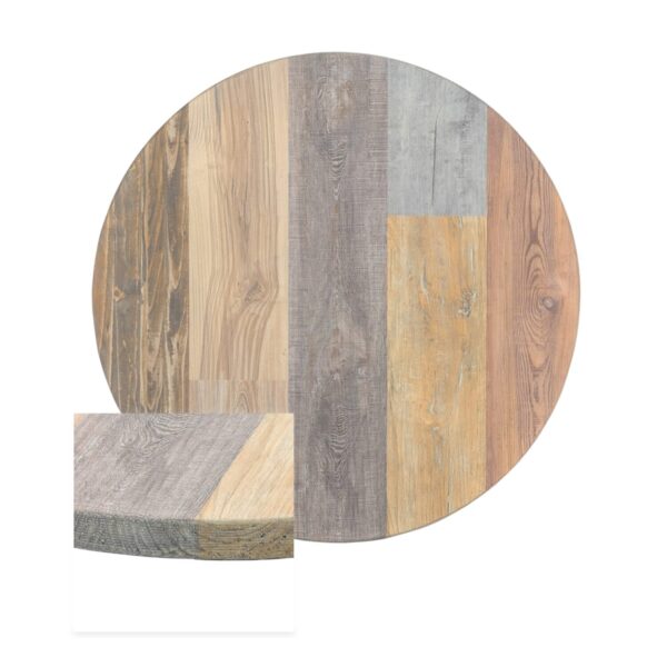 High-Density Composite Multicolored Rustic Commercial Table Top