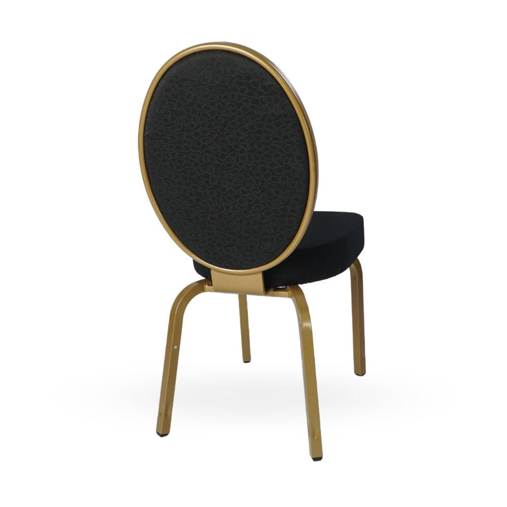 Ophelia Oval Flex Back Stacking Aluminum Banquet Chair - Image 4
