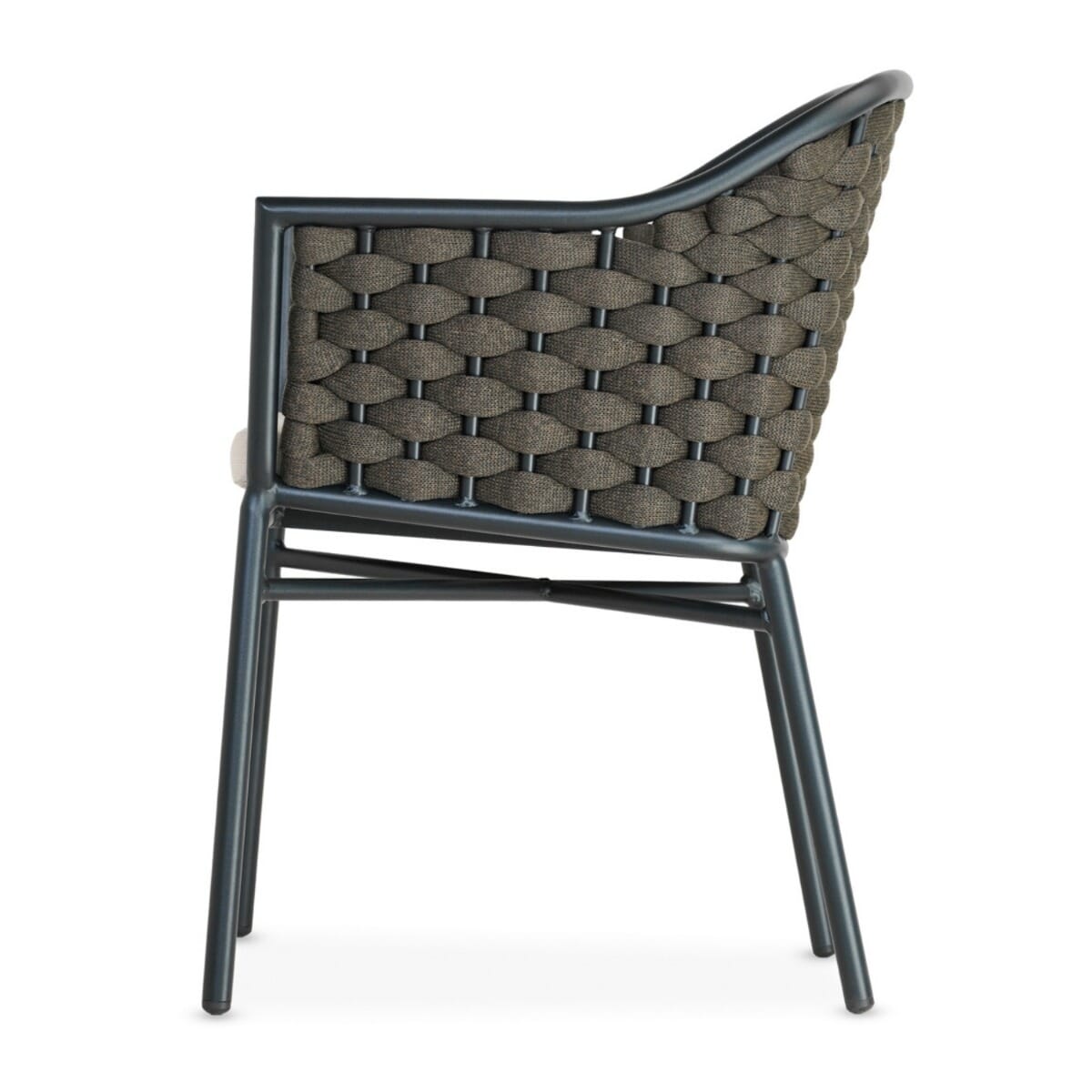 Riviera Outdoor Woven Chair in Brown - Image 6