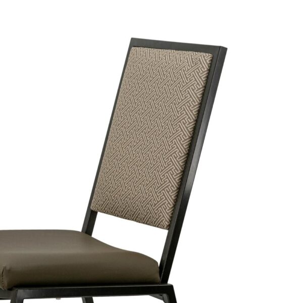 Harlan Square Back Stacking Aluminum Banquet Chair - Image 2