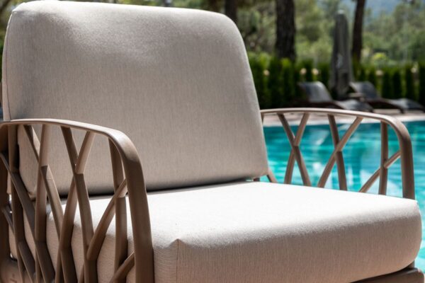 5 Piece - Verona Modular Outdoor Lounge Lovechair Set - Image 3