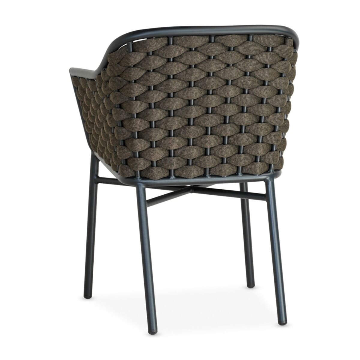 Riviera Outdoor Woven Chair in Brown - Image 2