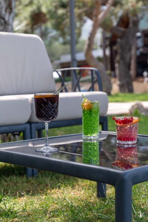 5 Piece - Verona Modular Outdoor Lounge Lovechair Set - Image 4