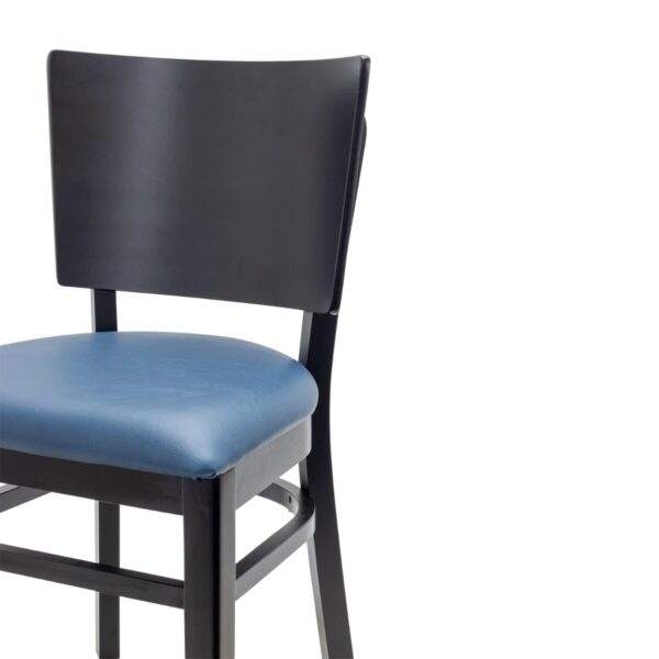 Square Back Solid Wood  Restaurant Chair - Image 4