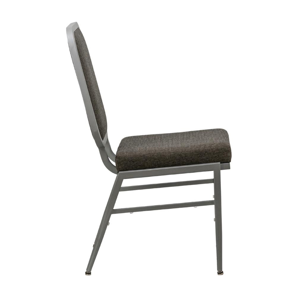 Arvid Trapezoid Stacking Aluminum Banquet Chair - Image 4