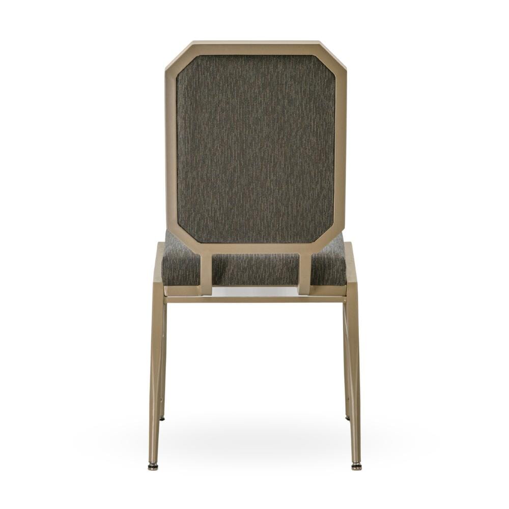 Arvid Trapezoid Stacking Aluminum Banquet Chair - Image 6