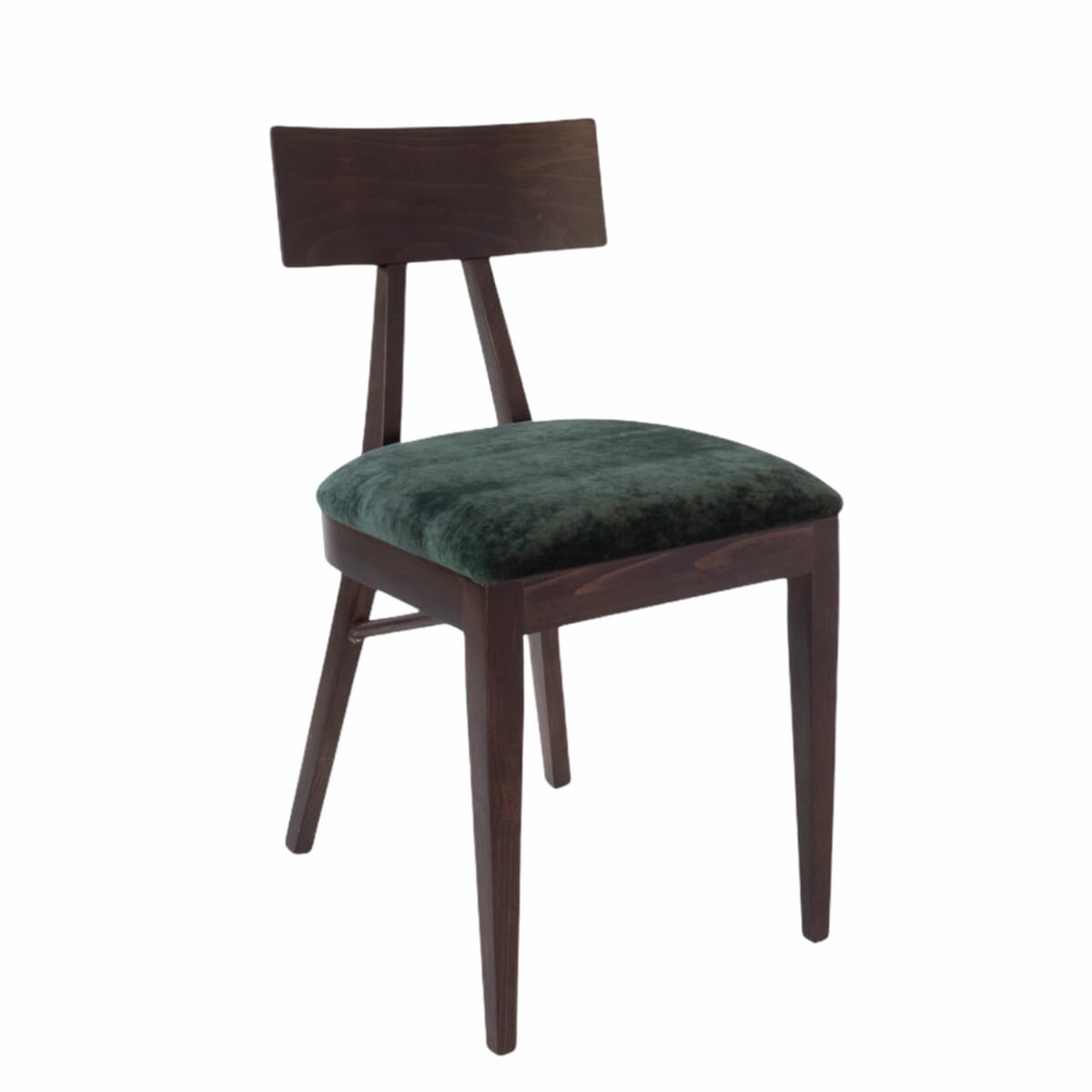 Espresso Wood Contemporary Restaurant Chair - Image 4