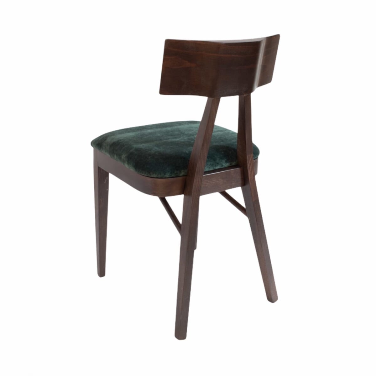 Espresso Wood Contemporary Restaurant Chair - Image 5