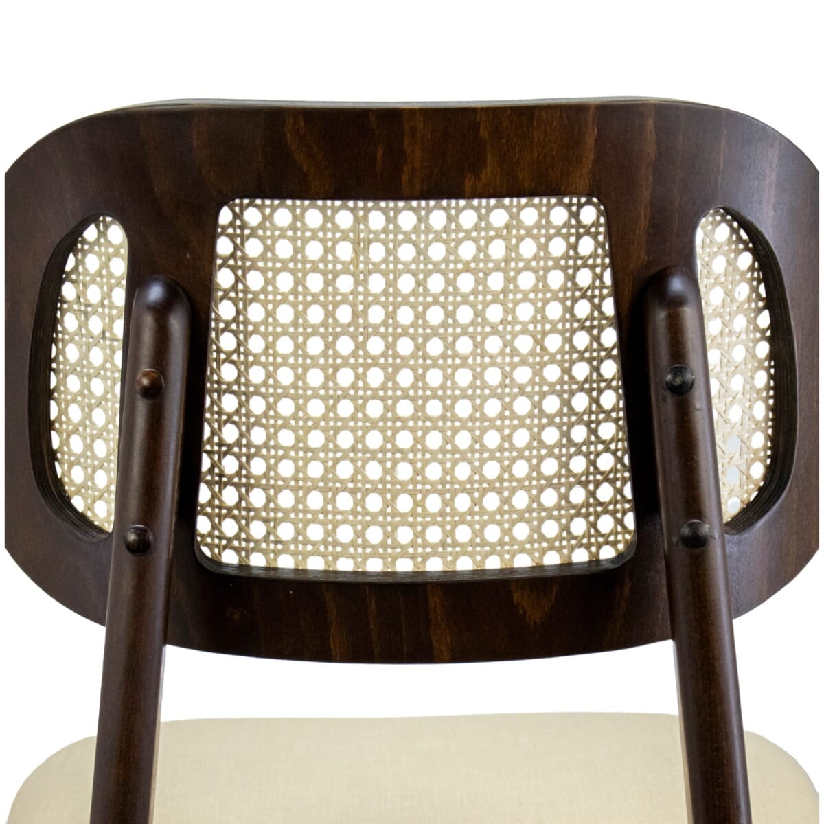 Tefi Wood Commercial Dining Chair in Walnut - Image 5
