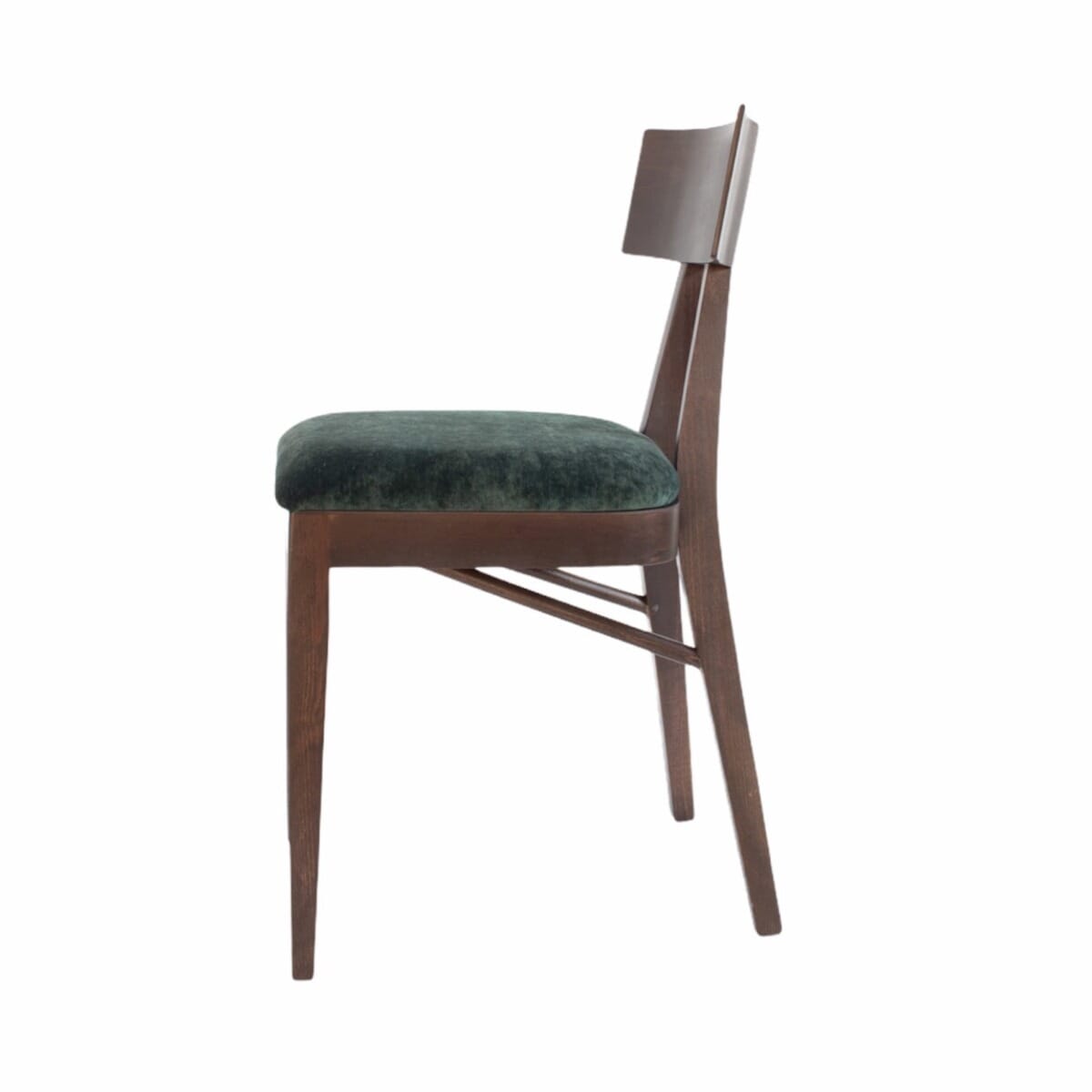 Espresso Wood Contemporary Restaurant Chair - Image 6