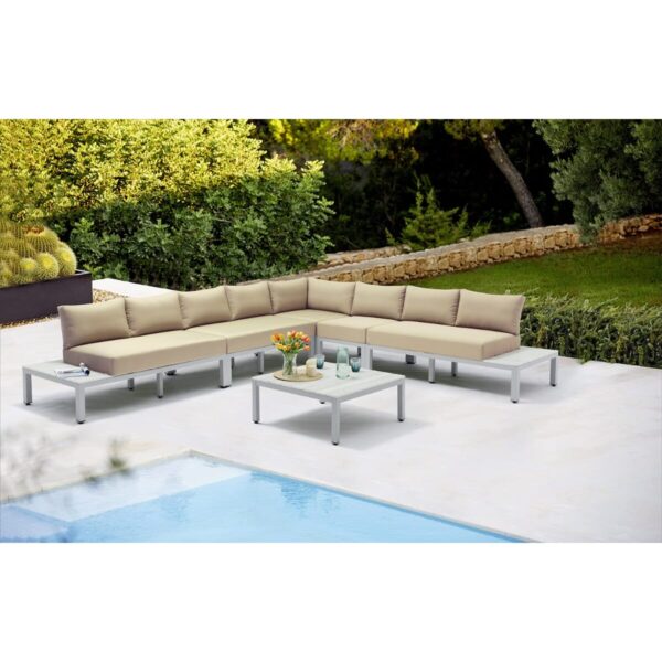 7 pieces - Miami Outdoor Modular Sectional Set - Image 7