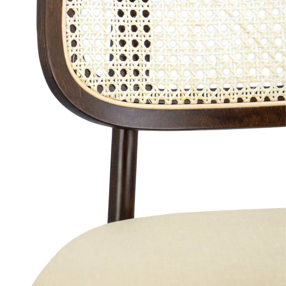 Tefi Wood Commercial Dining Chair in Walnut - Image 6