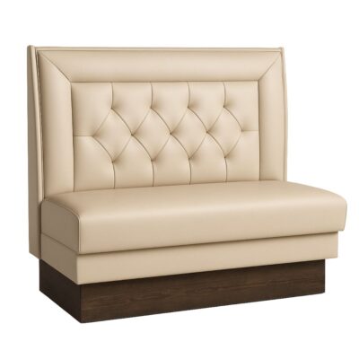 Square Back Tufted Booth