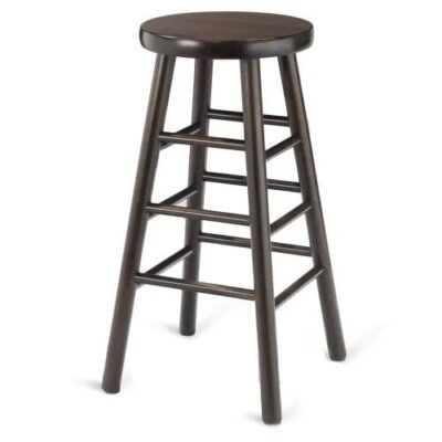Wood Backless Barstool