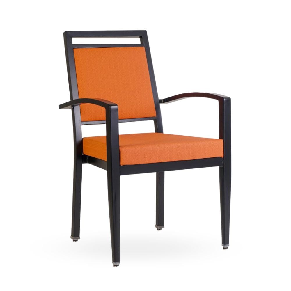 Atticus Square Back Stacking Aluminum Banquet Arm Chair