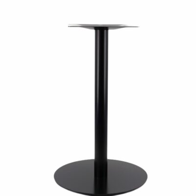 Contemporary Commercial Round Restaurant Table Base In Black