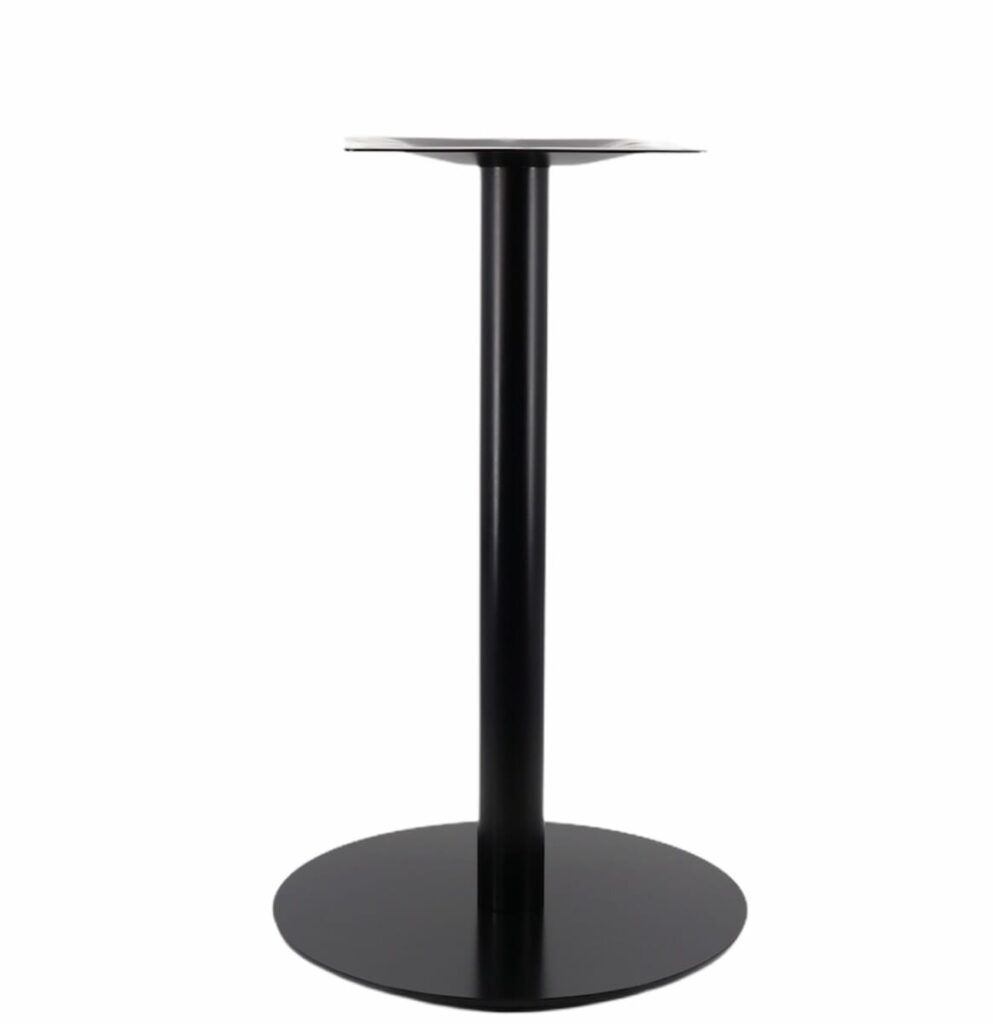 Contemporary Commercial Round Restaurant Table Base In Black - LRK Seating