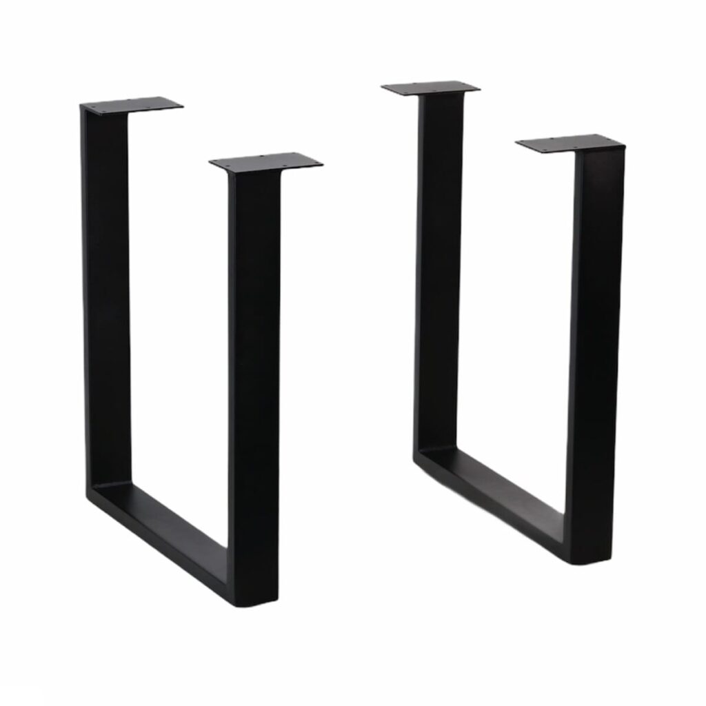 Contemporary Black Powder Coated Table Base (Set of 2) - LRK Seating