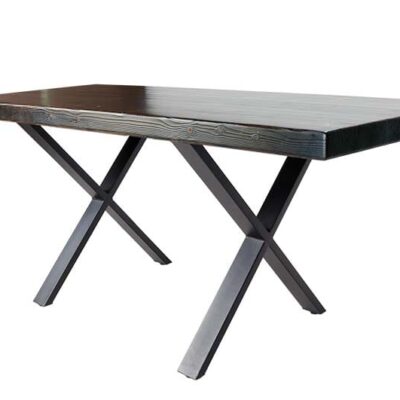 Welded Steel Table Base with Black Powder Coat (SET OF 2)