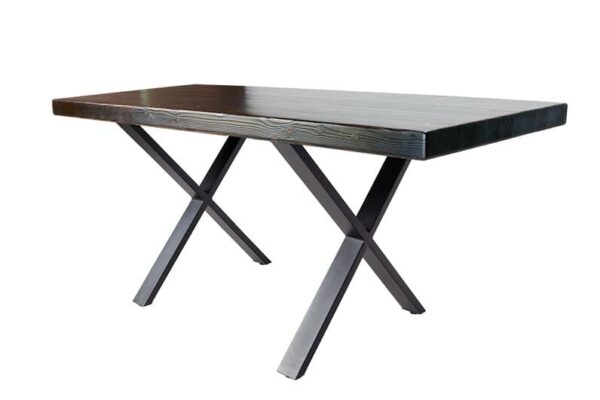 Welded Steel Table Base with Black Powder Coat (SET OF 2)