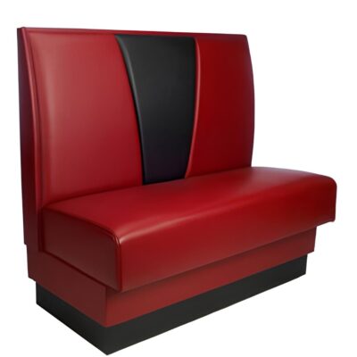V-Shape Back Booth