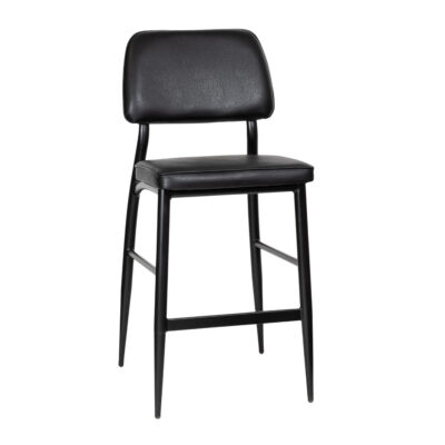Custom Adaline Metal Restaurant Bar Stool with Upholstered Seat